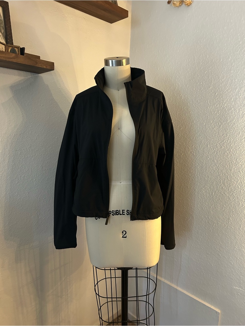 Columbia Black Zip-Front Utility Jacket